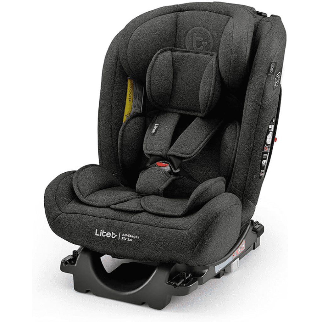 Cadeira para Auto 0-36 Kg Isofix Litet All Stages Fix 2.0 Preta - BB450