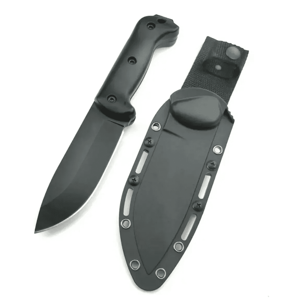 "Força bruta e confiabilidade absoluta para cenários extremos: a faca BK2 traz um dorso de 5mm e construção Full Tang prontos para rachar lenha e vencer os desafios mais severos do bushcraft."