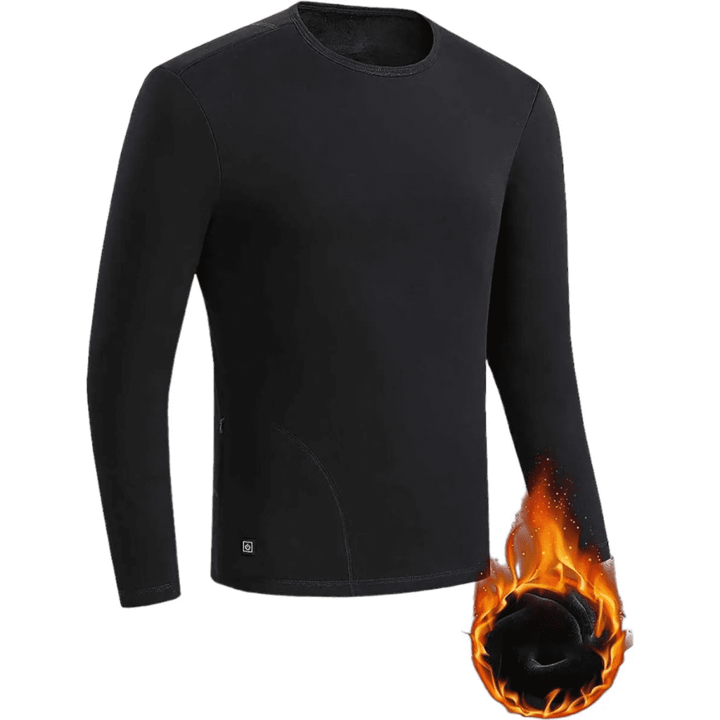 "Bloqueie o frio extremo com leveza e alta performance: nossa blusa térmica segunda pele combina tecido externo resistente com interior peluciado em fleece para o máximo isolamento corporal."