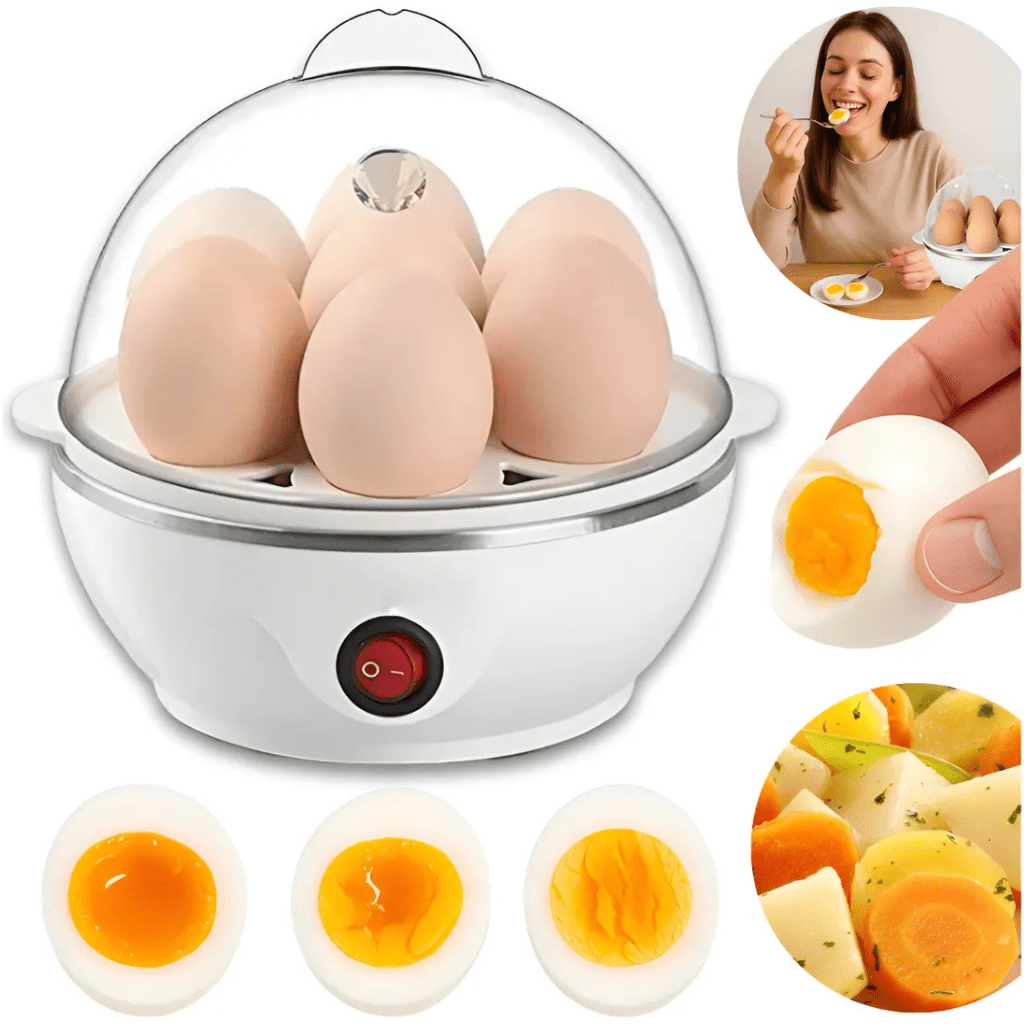 Cozedor Ovos Elétrico Portátil Máquina Cozinhar À Vapor 110v